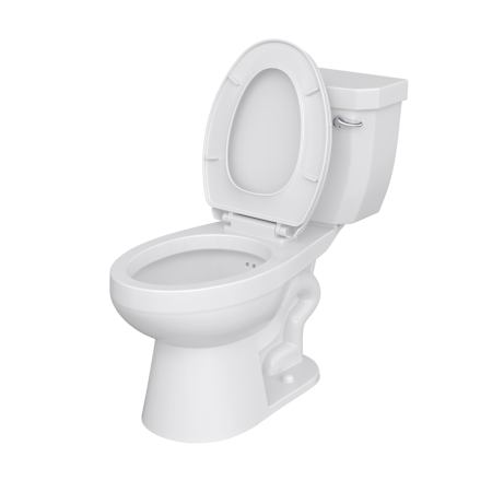 PROFLO Reston ADA Compliant 1.28 GPF Two Piece Elongated Toilet with Right Hand Lever White